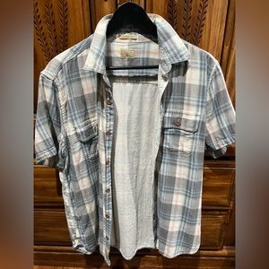 Lucky brand, short sleeve button-down.  Size large, classic fit